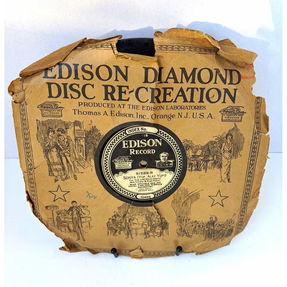 Edison Recreation Disc Vinyl Record 51589-R/L Sonya (Yup-Alay Yupi) / Sorry?